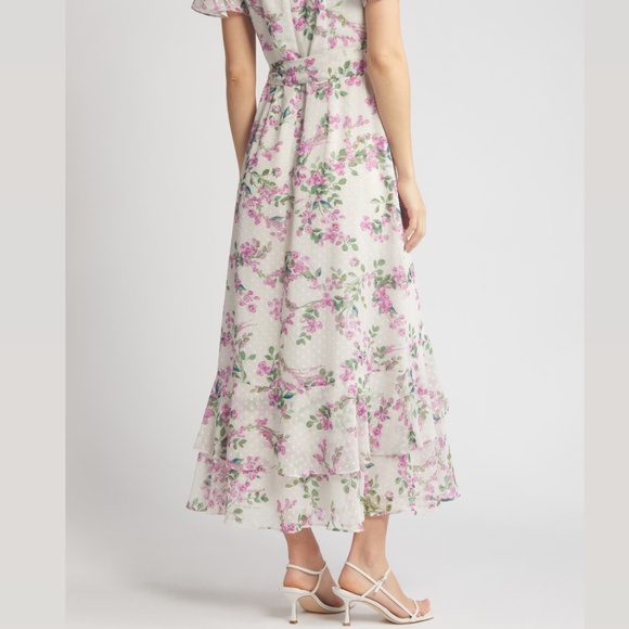 Eliza J NWT Floral Wrap Front Dress - Picture 7 of 15